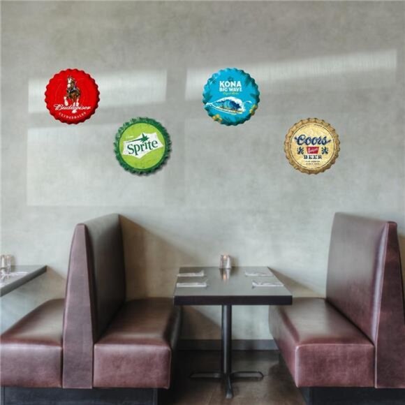 Kona Big Wave Beer Metal Bottle Cap Sign Garage Shop Bar Man Cave Outdoor LARGE - Picture 4 of 6